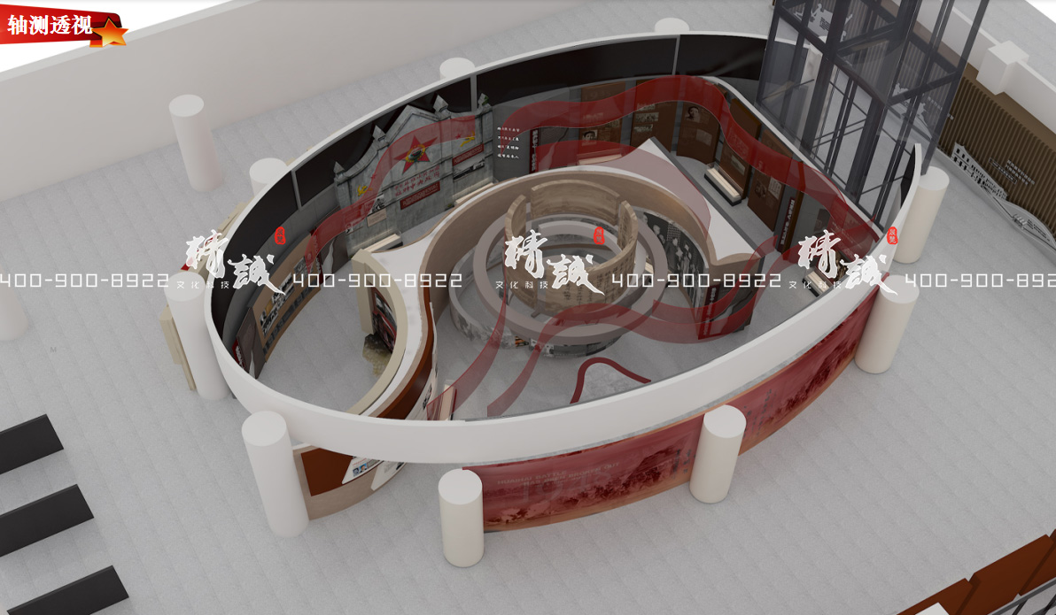 渭南市委組織部陳列展覽館設計效果圖 渭南市委組織部陳列展覽館設計效果圖