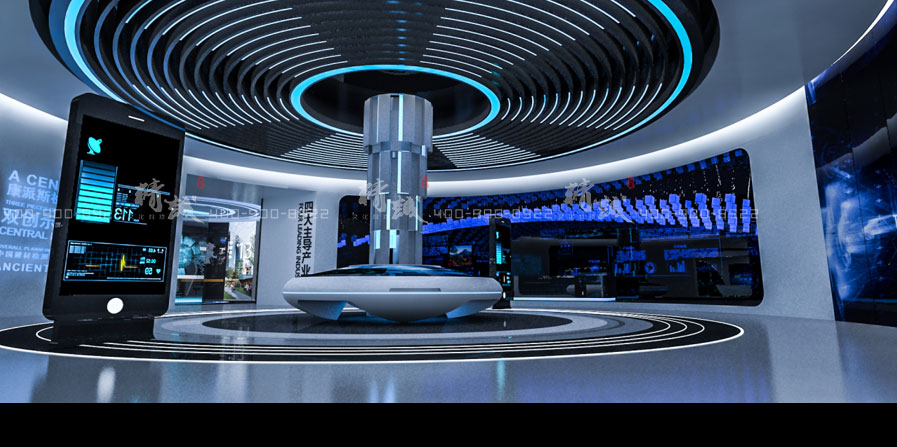 西安灃東新城91看片APP園展覽館設計四大板塊