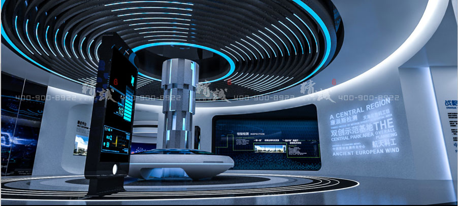 西安灃東新城91看片APP園展覽館設計四大板塊