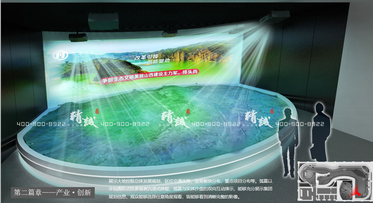 山西大地控股展廳設計策劃 山西大地控股展廳設計策劃