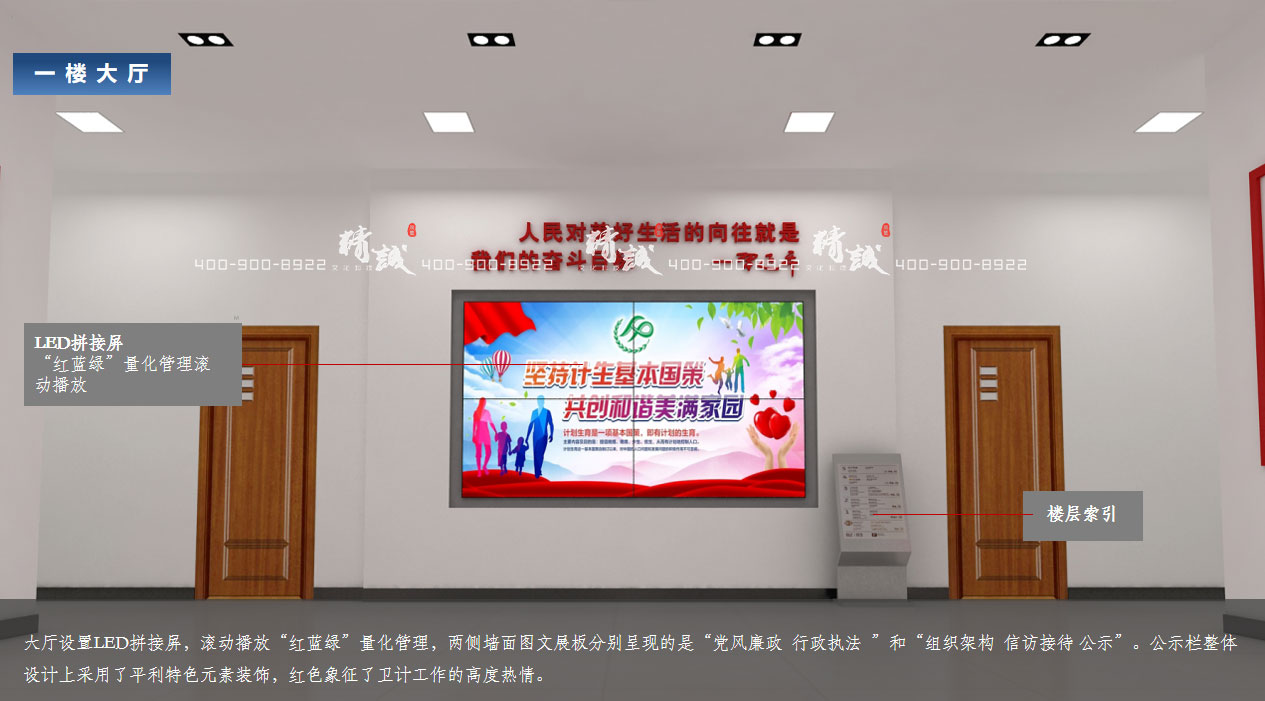 安康利平縣衛計局機關文化展廳設計方案 安康利平縣衛計局機關文化展廳設計方案