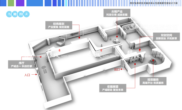 西安統籌91看片APP資源改革示範基地展覽館設計介紹