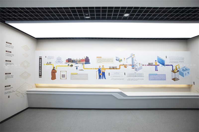 曆史文化展館-西安城建檔案館展廳設計施工